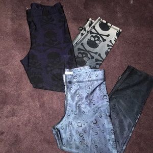 TWO Zara Terez Soulcycle Cropped Leggings, smalls